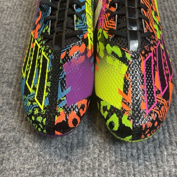 Adidas Adizero Spark 12.0 Men Size 12 Mismatch Football Cleats Neon GV9087 NEW main image 11